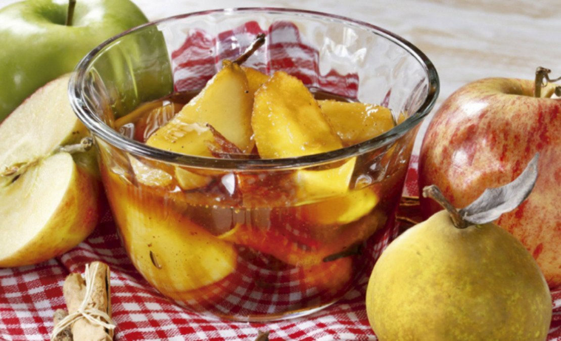 Ultra fácil receta de compota de pera y manzana