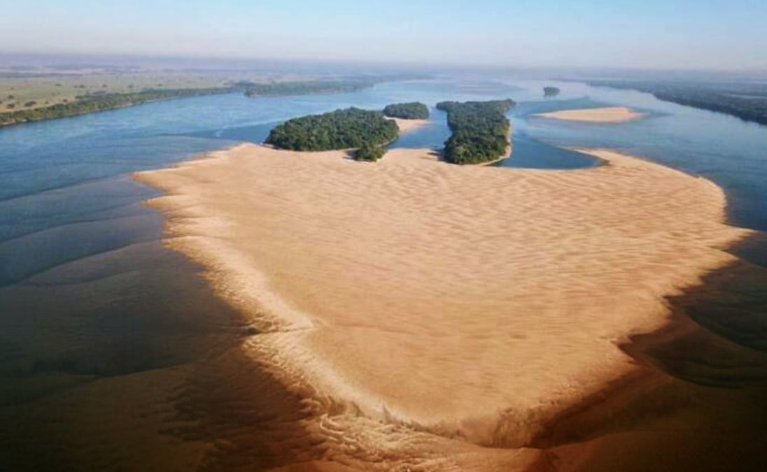 El Río Paraná vuelve a bajar y esperan su momento más critico hacía fin de año