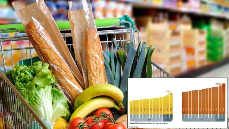 En abril la canasta básica alimentaria fue de 6,7% respecto a marzo